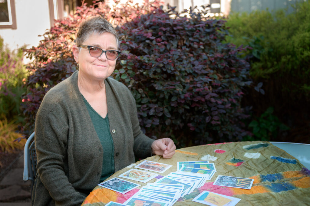 Mel Hofmann with Cards