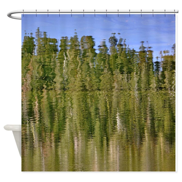 Reflection In Castle Lake Shower Curtain