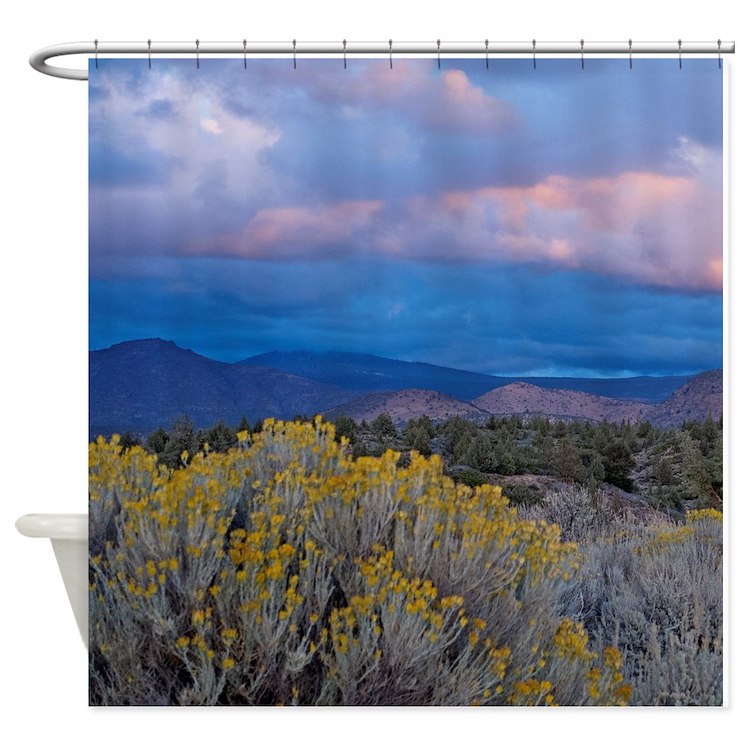 Shasta Sunset Shower Curtain