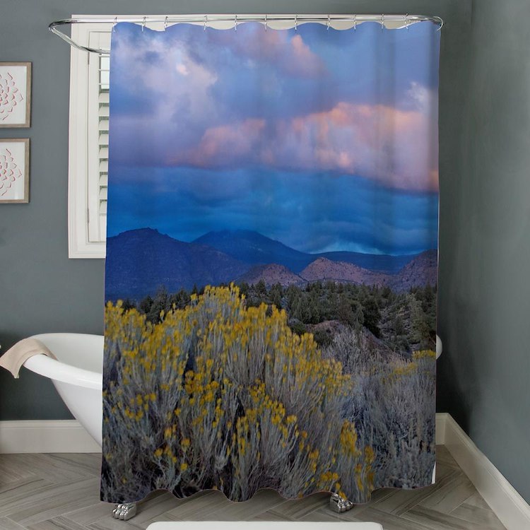 Shasta Sunset Shower Curtain